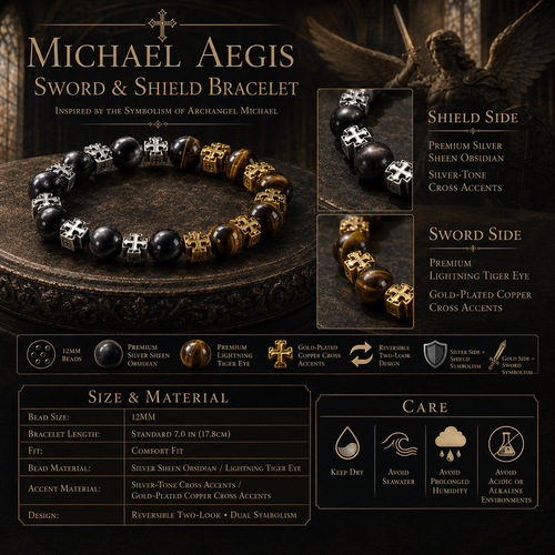 Michael Aegis Sword & Shield Guardian Bracelet