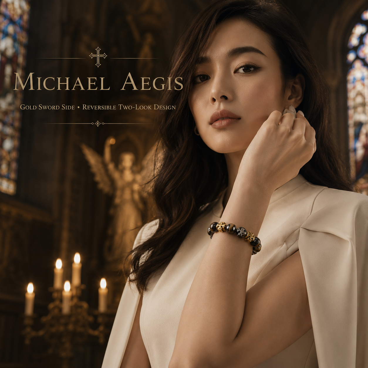 Michael Aegis Sword & Shield Guardian Bracelet
